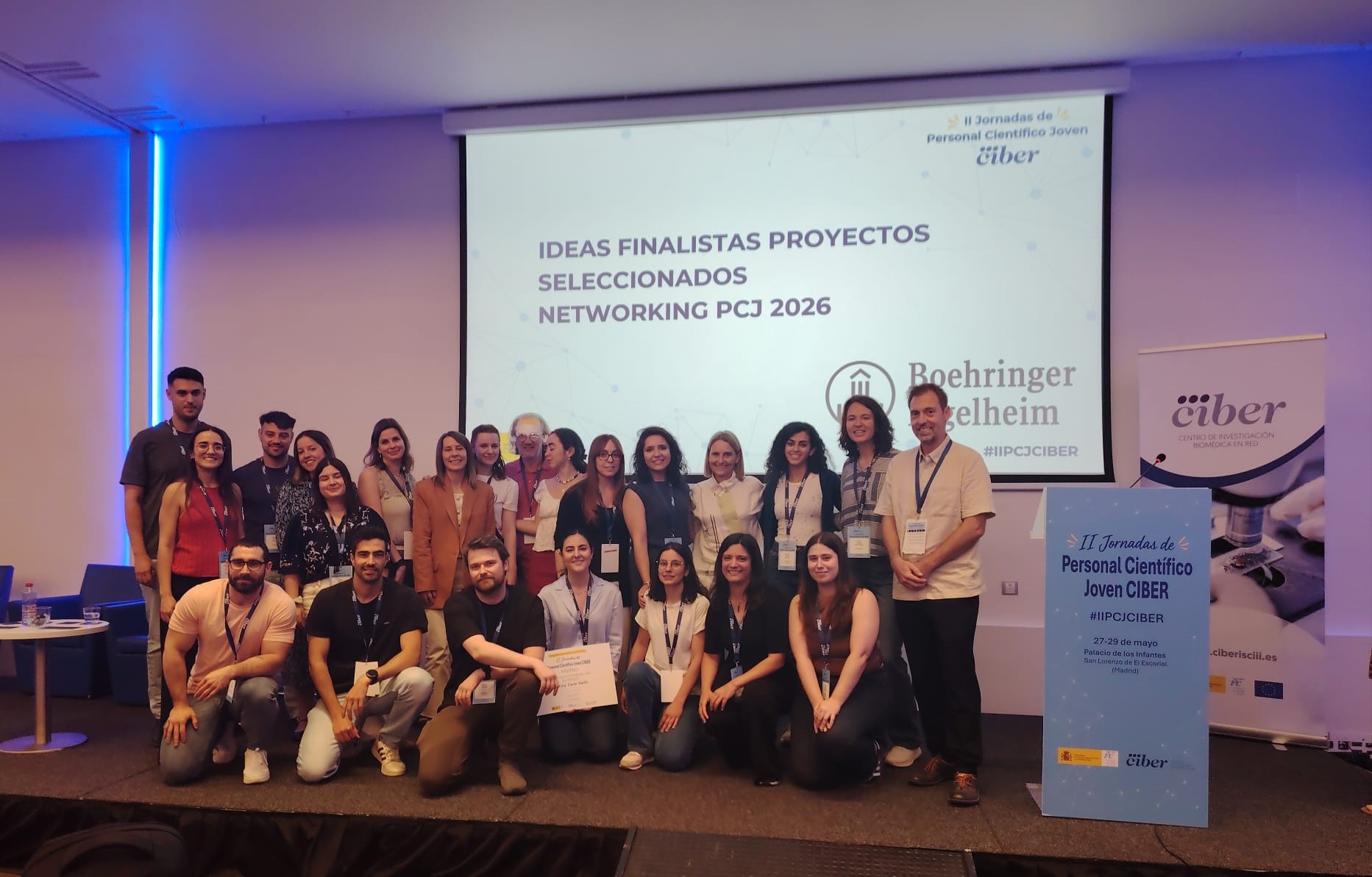 Premios PCJ BOEHRINGER-CIBER: reconocen el talento joven en las II Jornadas PCJ