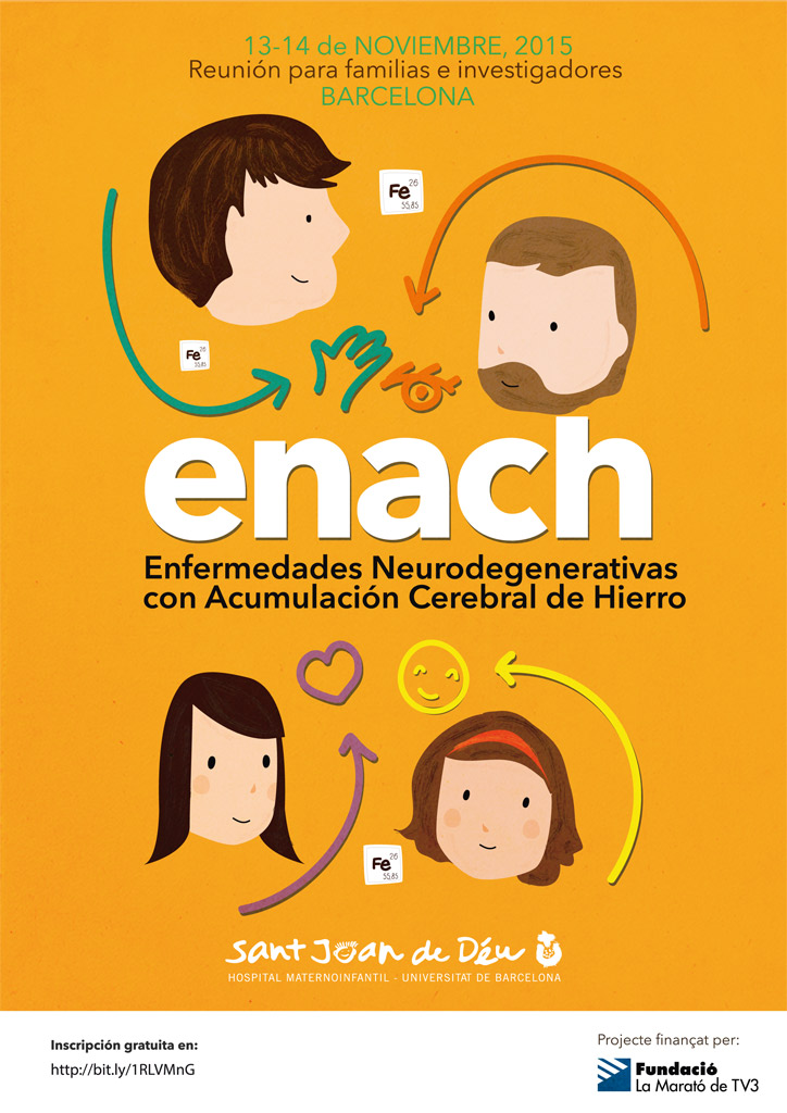 Familias e investigadores participarán en la primera Reunión española sobre ENACH