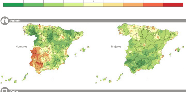 Investigadores del CIBERESP dibujan el mayor mapa del cáncer en España