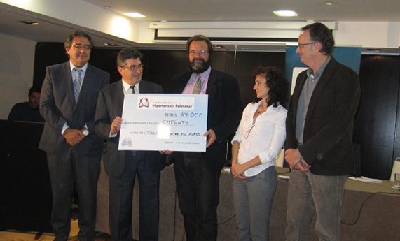 La FCHP dona al CIBERES 34.000€ para la investigación en Hipertensión Arterial Pulmonar La FCHP dona al CIBERES 34.000€ para la investigación en Hipertensión Arterial Pulmonar