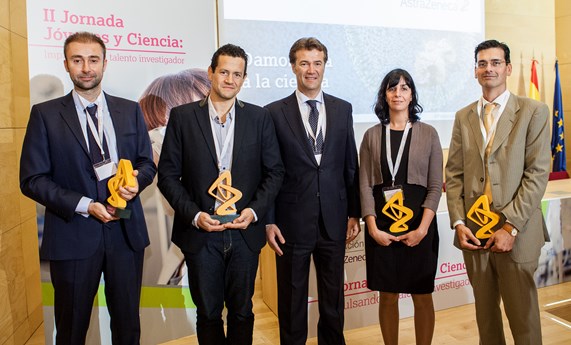 Tres investigadores del CIBER son galardonados con las becas de la Fundación AstraZeneca para jóvenes científicos Tres investigadores del CIBER son galardonados con las becas de la Fundación AstraZeneca para jóvenes científicos