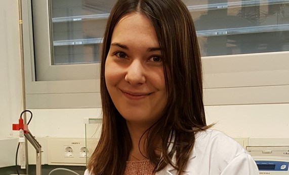 María Virumbrales, premio a la mejor comunicación oral en el Congreso Nacional de Jóvenes Investigadores en Biomedicina María Virumbrales, premio a la mejor comunicación oral en el Congreso Nacional de Jóvenes Investigadores en Biomedicina